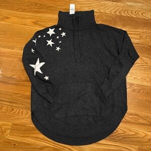 Lou & Grey Star Drawstring Neck Pocket Sweater
Size XXS
NWT